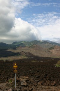 The last eruption on Maui.