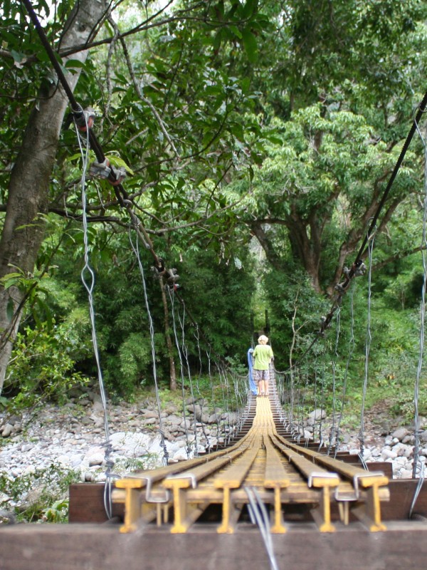 Swinging bridge maui