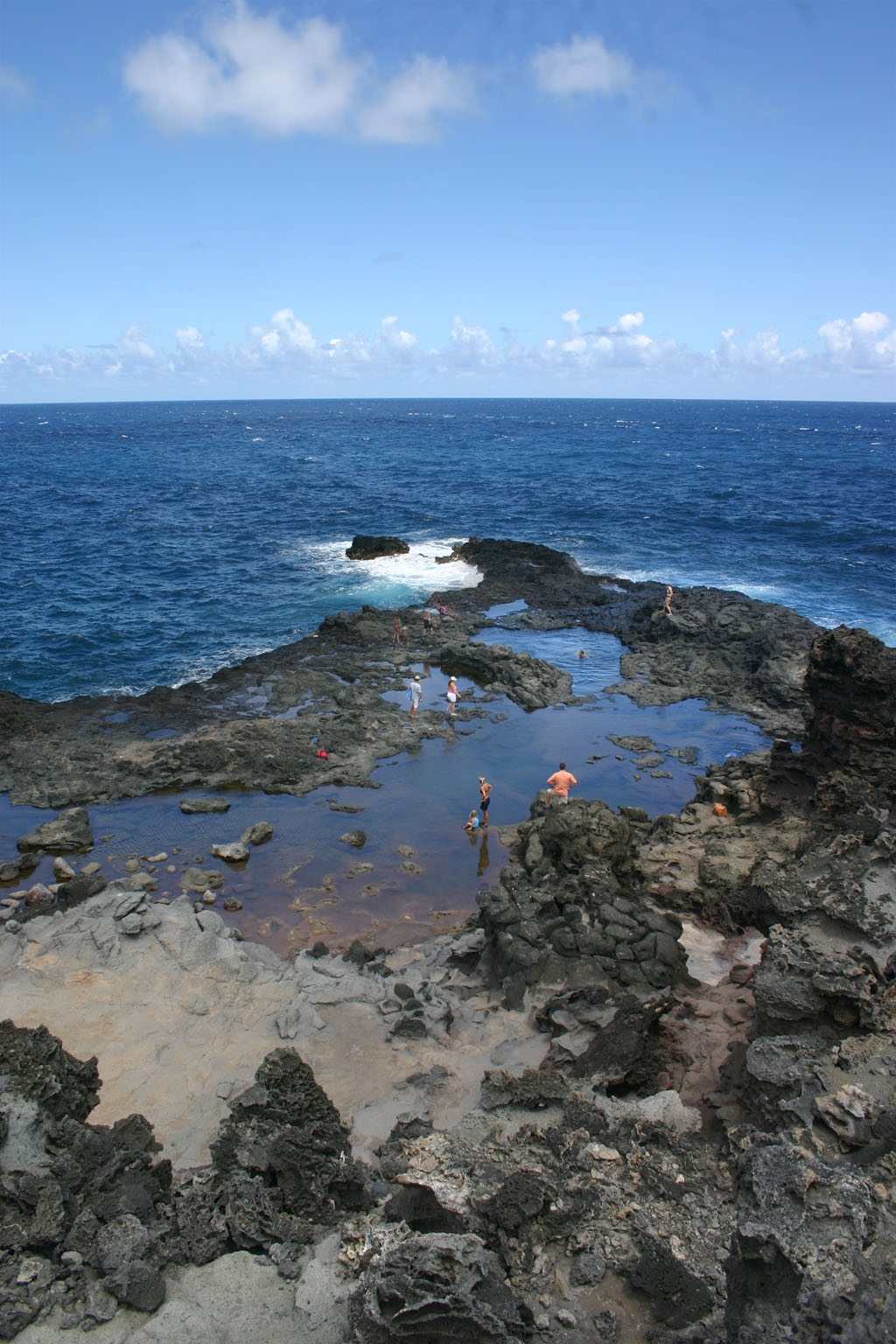Olivine Pools later in the day