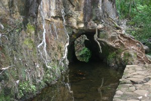 Hand-dug ditch tunnel circa 1800's