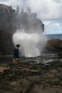Nakalele Blowhole eruptions come in many shapes and sizes.